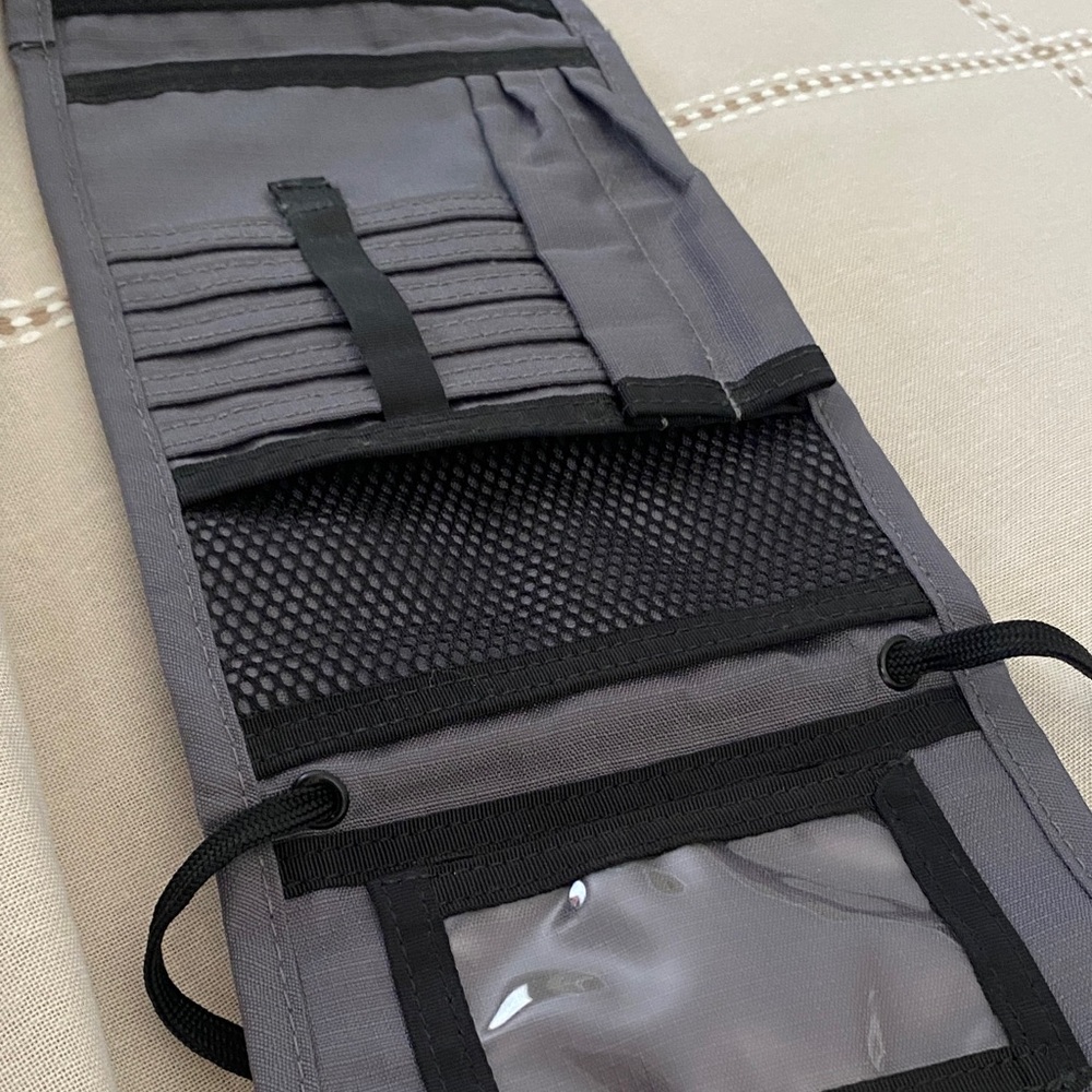 L.L. Bean Charcoal Belt Bag with Black Strap - Picture 7 of 14